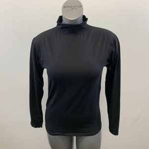 Active Works Women's Black Turtle Neck Athletic